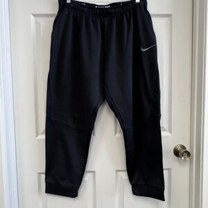 Nike Dri-FIT Pants Mens 2XL Black Athletic Joggers Tapered Sweatpants 800193-010